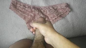 Playing With Mommy's Dirty Pink Panties