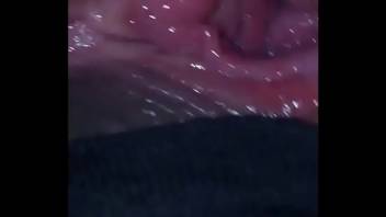 Drenched pussy hairy butthole